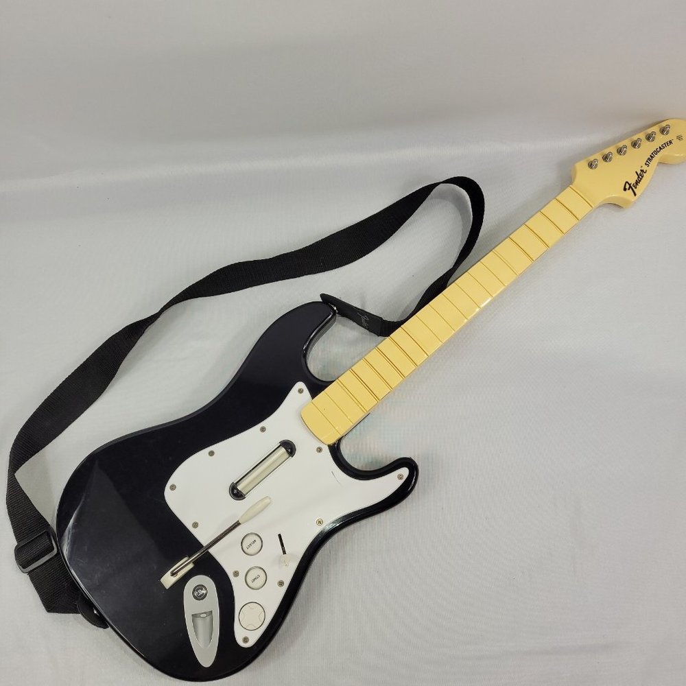 Sony Playstation 3 PS3 Rock Band Wireless Fender Guitar REQUIRES DONGLE